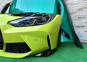 Maska błotniki zderzak pas przedni chłodnice lampy laser bmw M3 G80 G81 C4G 3