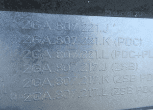 Zderzak przedni przód vw t-roc 2GA 2GA807221J 2GA807221AF 2017-2021 20
