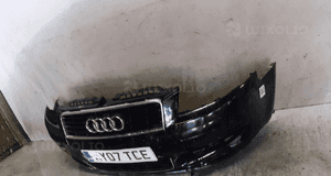Zderzak przód przedni do audi A3 8P 3 drzwiowy halogeny kod kolor LY9B czarny 2007R 3