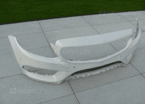 Mercedes c klasa amg w 205 lift zderzak przedni kratka ładny 9