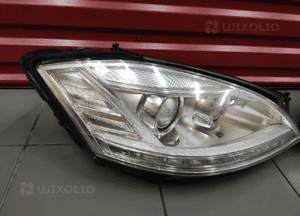 Mercedes s W221 lift lampy przód przednie bi-xenon night vision skrętne kpl 3
