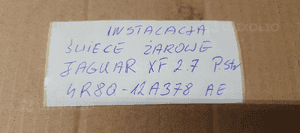 Instalacja wiązka świec żarowych Jaguar XF X250 2.7 TDV6 4R8Q-12A378-BE 8