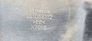 Osłona płyta pod zderzak przód Mazda 6 II GS1D56112 5