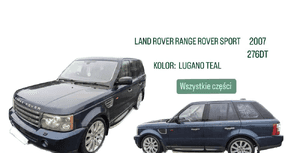 Land Rover Range Sport 2007 276DT Lugano Teal Wał koło pasowe pompa wspomagania pompa paliwa filtr 2