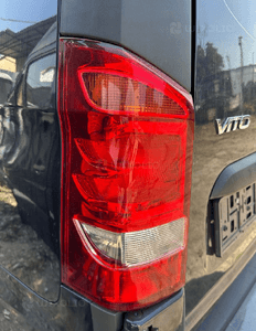 MERCEDES vito 447 drzwi tył skrzydełka zawiasy  lampa zderzaka pdc lakier 5890 6