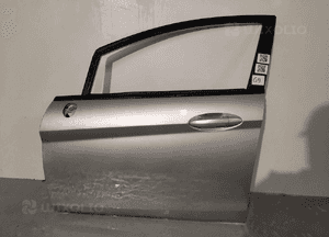 Drzwi przód przednie lewe do ford fiesta MK7 vii 5D 5 drzwi hb moondust dust silver srebrne 1
