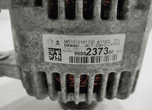 Alternator peugeot 208 i 1.0 vti 9688237380 MS1012101720 2012-2019 7