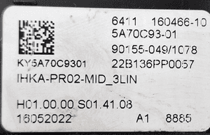 BMW 3 G20 G21 Moduł Sterownik KLIMATYZACJI 160466 5A70C93 4