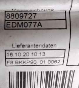 BMW X4 G02 Wiązka czujników PDC Tył 8809734 2