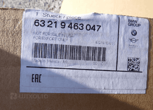 Lampa tylna lewa w błotnik bmw X3 G01 nowa oryginał 63219463047 5