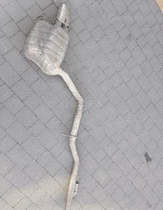 Tłumik końcowy Mercedes C Klasa W204 2.2cdi 2044911601 1