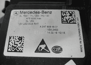 Mercedes b 247 A2479064801 multibeam lampa przednia prawa przód 11