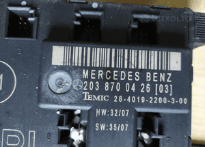 MERCEDES C 203 sterownik drzwi moduł przód tył RÓŻNE NUMERY 3
