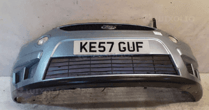 * ZDERZAK PRZÓD PRZEDNI DO FORD SMAX S-MAX HALOGENY U2 BŁĘKITNY 1