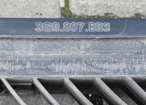 VW Passat B8 kombi slizg mocowanie wspornik zderzaka tył tylnego 3G9807863 2