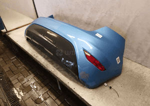 Zderzak tył tylny ford fiesta MK.7 7 vii niebieski błękitny 2
