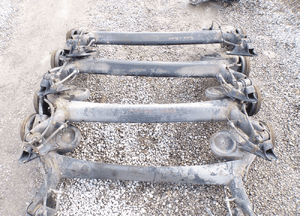 Fiat panda belka tylna oś tylna oryginał bez rdzy 2003-2012 1