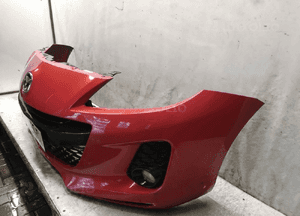 Zderzak przód przedni do mazda 3 iii bl 2 gen. lift fl 27A bordo bordowy halogeny 3