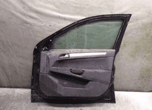 Drzwi przód przednie prawe opel astra h 3 iii Z20R czarny 5