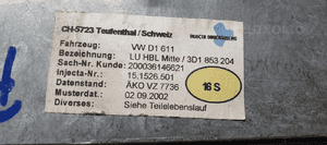 Kratka nawiewu powietrza środkowa dekor drewno VW Phaeton 3D1819144 7