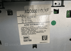 Radio kaseta Alpine XQD000110 LAND ROVER DISCOVERY 2 II 2