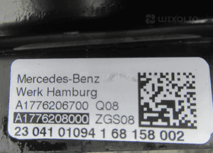 Wzmocnienie czołowe pas przedni przód mercedes a-klasa W177 A1776206700 A1776208000 2018- 36