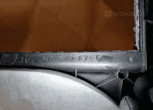 Boczek tapicerka bagażnika lewy tył Audi A6 C6 Kombi 4F9863879B 4F9863879G 9