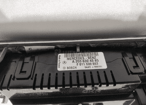 Panel nawiewu klimatyzacji mercedes clk W209 209 A2038304585 2005-2009 lift 9