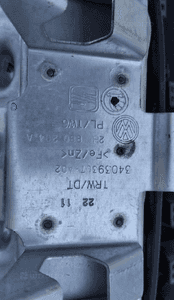 Air bag poduszki powietrzne kierowcy pasażera pasy przód vw amarok i 2H 7