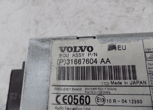 Volvo XC60 i lift radio czytnik nawigacji 31667604AA 4