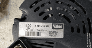 MINI r 50 52 53 56 alternator benzyna  120A  SG12S073 7515426AI02 W10B16AA 7515029 3