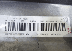 Bmw 4 G22 G23 zderzak przód 6 pdc 51119854243 16