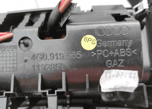 AUDI A6 C7 PANEL KLIMATYZACJI TYŁ KRATKA GNIAZDO 4G0919565 3