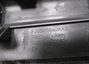 Decor range rover vogue L322 panele listwy uk 15