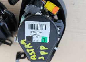 Opel Astra J 4 IV poduszka airbag deska pas pasy 7