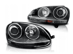 Lampy Reflektory DO VW GOLF V 5 OD 2003 DO 2008 Roku GTI LOOK H7 3