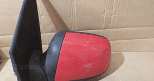 Lusterko lewe 7 pin ford fiesta vi K2 czerwony 2