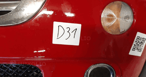 Zderzak przód przedni mini cooper czerwony 851 2