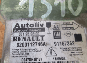 MODUŁ SENSOR AIR BAG TRAFIC VIVARO 8200112746A 2
