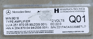 Mercedes ML GL 164 R 251 c 204 e212 wzmacniacz  HARMAN BECKER  lift 4
