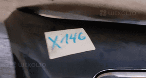 $ Zderzak przód przedni Volvo V50 Lift 07-12 HALOGENY GRAFITOWY 2