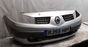 Zderzak przód przedni renault megane 2 ii cabrio TED69 srebrny halogeny 2