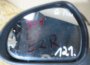 Lusterko lewe przód przednie peugeot 308 T7 6 pin 6