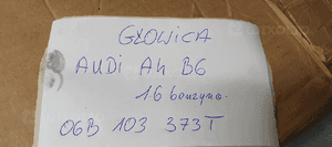 Głowica silnika kompletna wałek Audi A4 B6 1.6 06B103373T 9