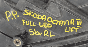 Lampa prawy przód skoda octavia iii lift full led 5E1941016D 7