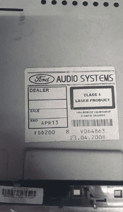 Radio  Ford 6000 CD 8