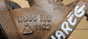 Trójnik łącznik kolektora wydechowego kolektorów VW Touareg 3.0 TDI 59001091162 6