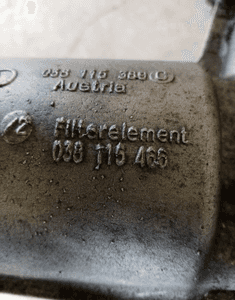 Podstawa filtra oleju chlodniczka VW passat b5 1.9tdi SEAT SKODA 038115466 3