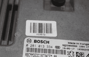 Sterownik silnika moduł ECU komputer Bosch 1.6 HDI CITROEN PEUGEOT 0281013334 3