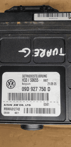 Moduł sterownik skrzyni biegów automat VW Touareg 7L 3.0 TDI 09D927750D 4